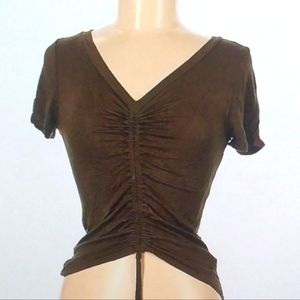 V-NECK M DARK GREEN WEST COAST LOVE TOP